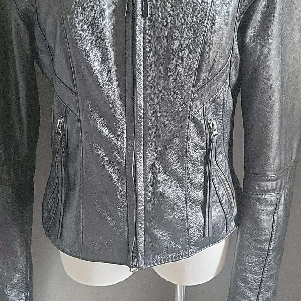 Harley Davidson Moon Shadow Tribal Leather Jacket - Picture 3 of 13